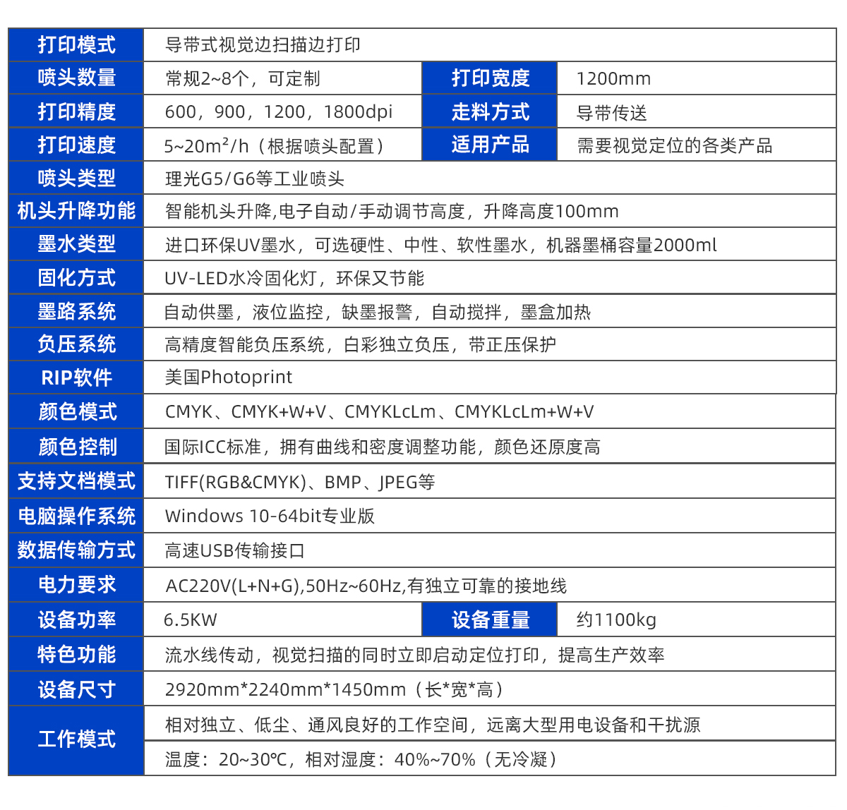 lk1200导带视觉uv打印机